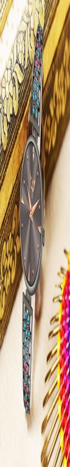 WHITE BIRD Starlet Quartz Analog Rose Gold Dial Metal Strap Watch for Girls-Women