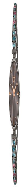 WHITE BIRD Starlet Quartz Analog Rose Gold Dial Metal Strap Watch for Girls-Women