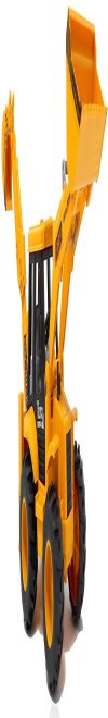 WHITE BIRD Excavator Toy Construction Realistic Engineer Vehicle Friction Powered Bulldozer Pushdozer with moveable Parts Construction Toys Truck for Kids (Bulldozer)