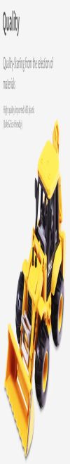 WHITE BIRD Excavator Toy Construction Realistic Engineer Vehicle Friction Powered Bulldozer Pushdozer with moveable Parts Construction Toys Truck for Kids (Bulldozer)