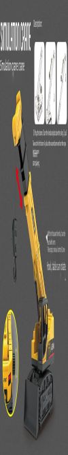 WHITE BIRD Construction Excavator 360 Degree Rotate Vehicle with Lights and Sounds Toy for Boys and Kids,Yellow (Crane)