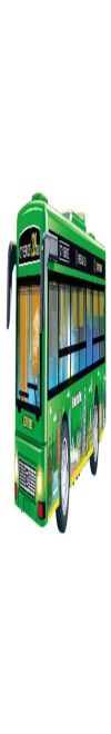 WHITE BIRD Diecast Double Decker London Bus Toy Metal Alloy Bus for Kids Light Music Open Door Collection Friction Bus Toys for Boy Kids