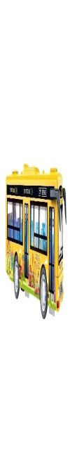 WHITE BIRD Diecast Double Decker London Bus Toy Metal Alloy Bus for Kids Light Music Open Door Collection Friction Bus Toys for Boy Kids